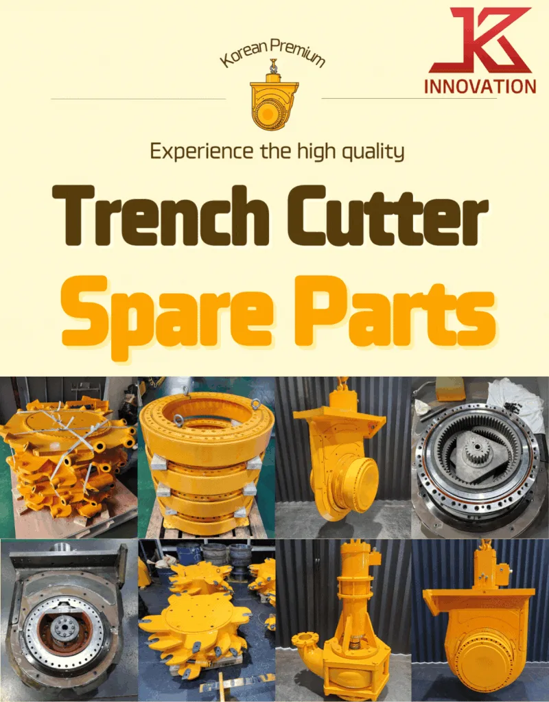 Our Trench Cutter Spare Parts Lineup