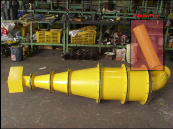 18 inch Cyclone Assembly for Desander - Trench Cutter Spare Part